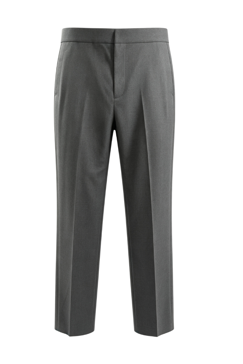 Givenchy Hidden Pleat Tuxedo Stripe Pants Dark Grey BM51FX15HK