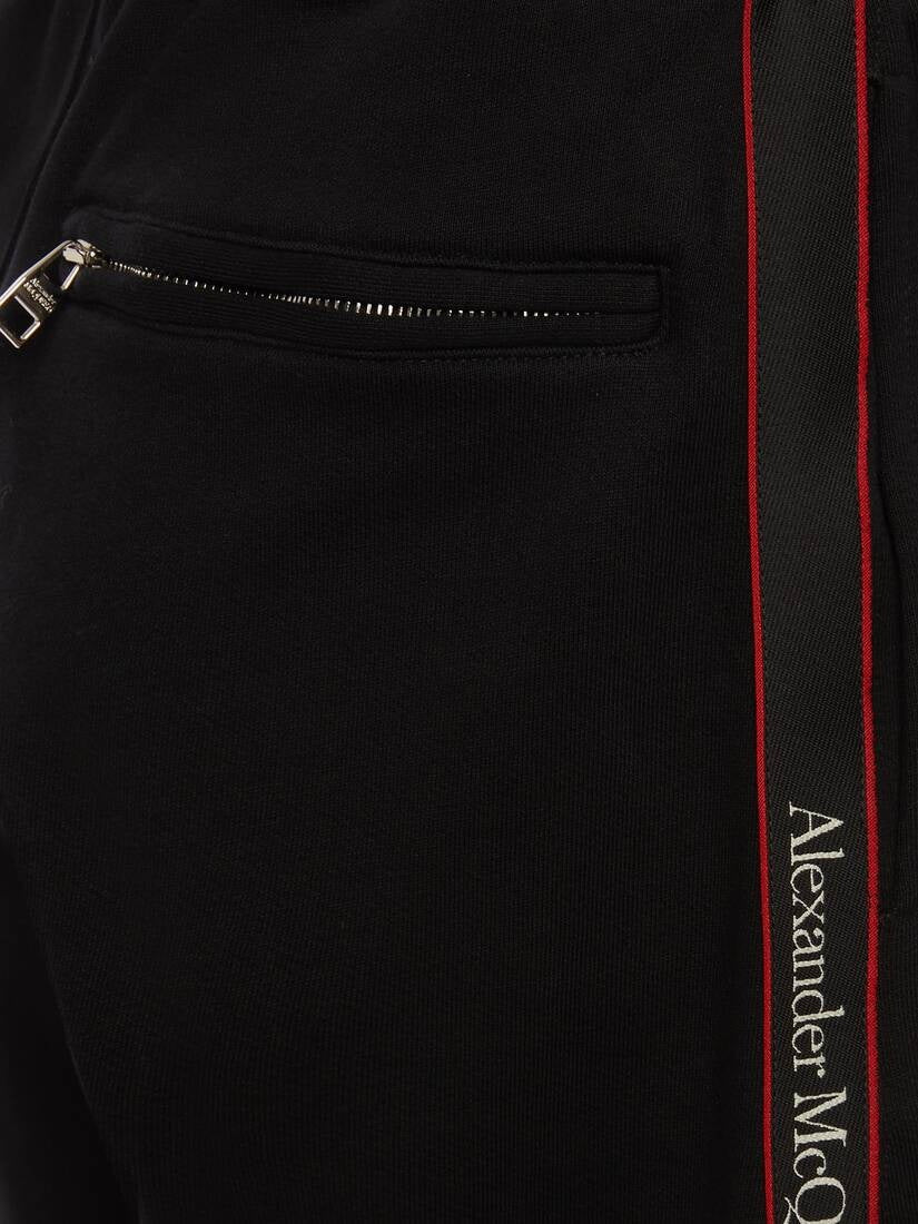 Alexander Mcqueen Men Black Cotton Bermuda Shorts