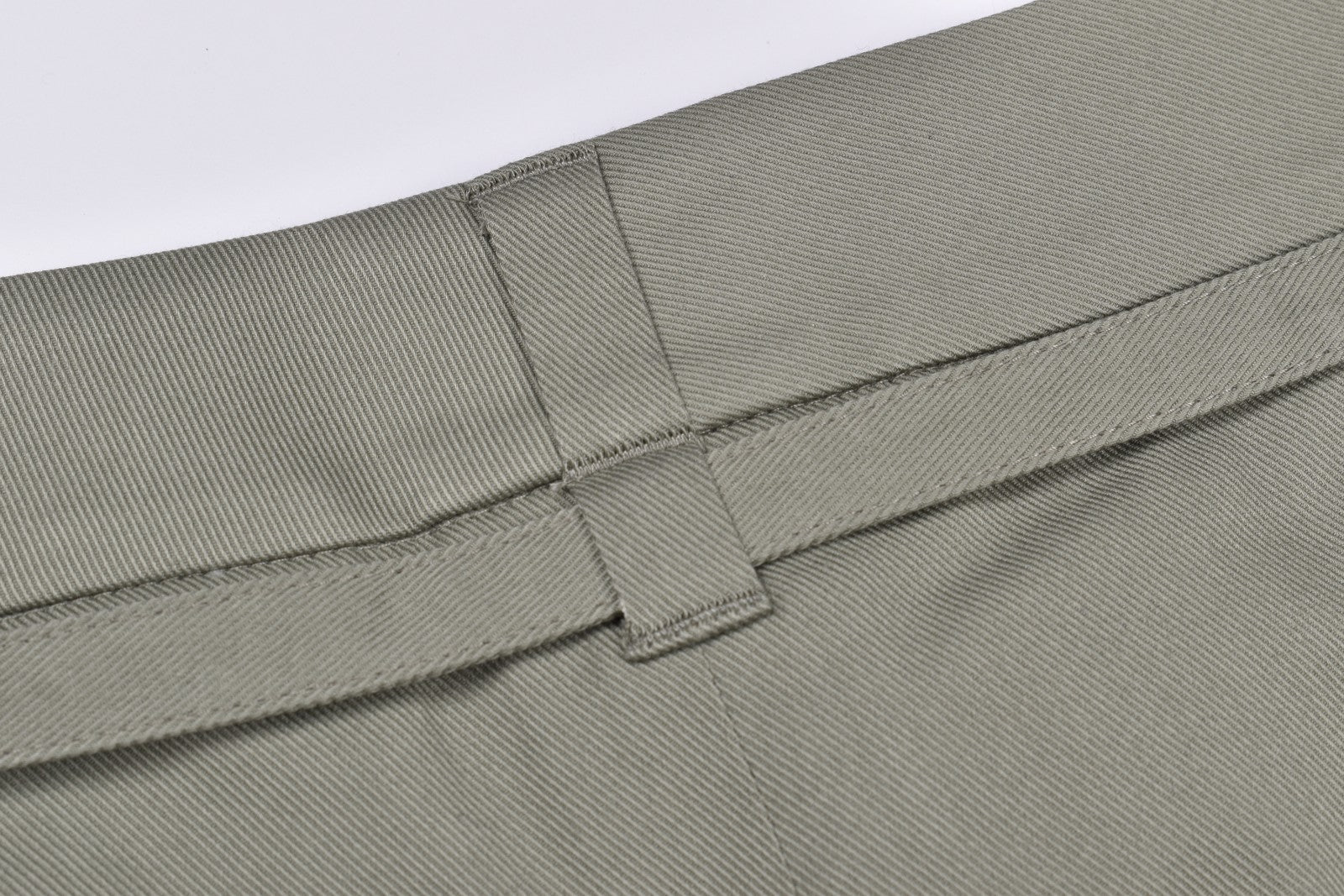 BRUNELLO CUCINELLI WOMEN'S LIGHT GREEN TAILORED TROUSERS