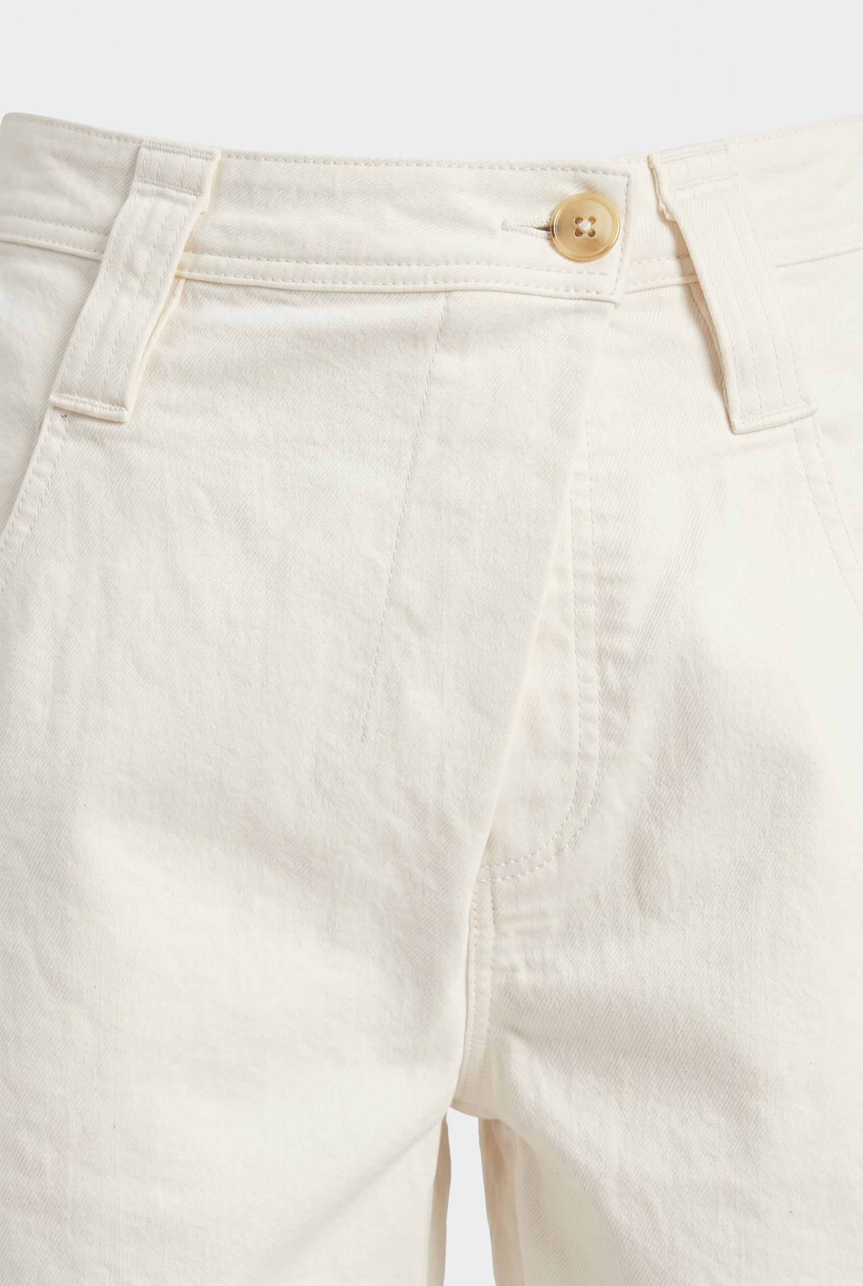 BRUNELLO CUCINELLI WOMEN'S OFF WHITE RELAXED SHORTS