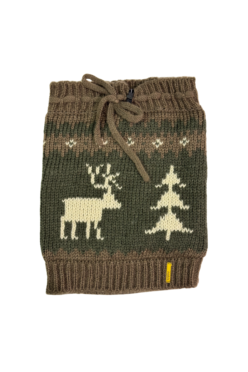 Nobis Tree and Deer Patterned Scarf