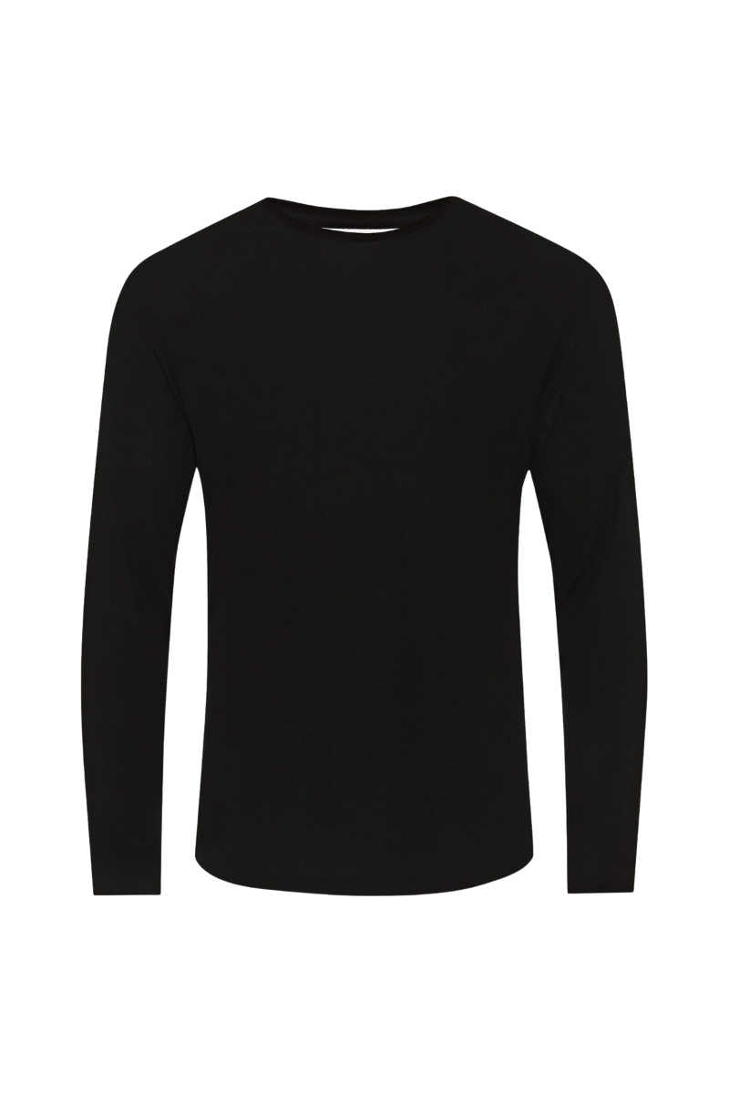 Orlebar Brown OB-T LS ICE WOOL-278419-BLACK