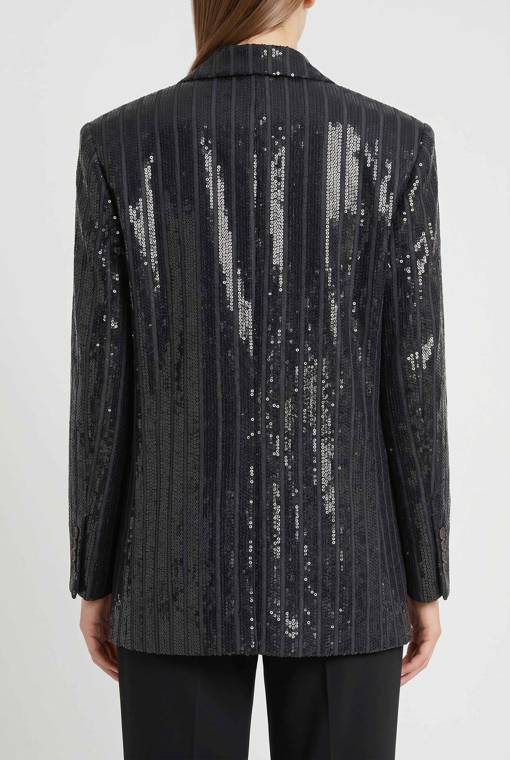 BRUNELLO CUCINELLI WOMEN'S BLACK OVERSIZED BLAZER