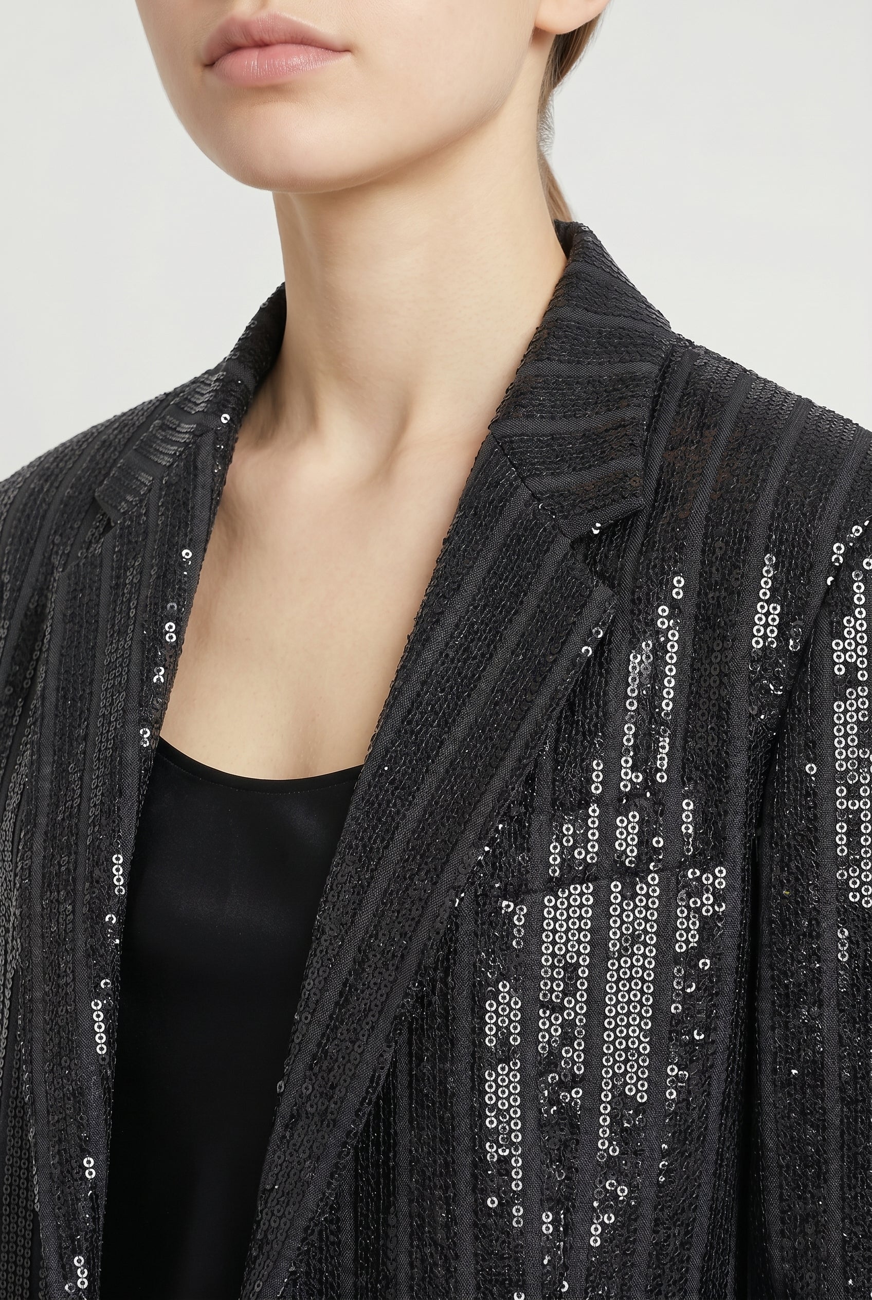 BRUNELLO CUCINELLI WOMEN'S BLACK OVERSIZED BLAZER