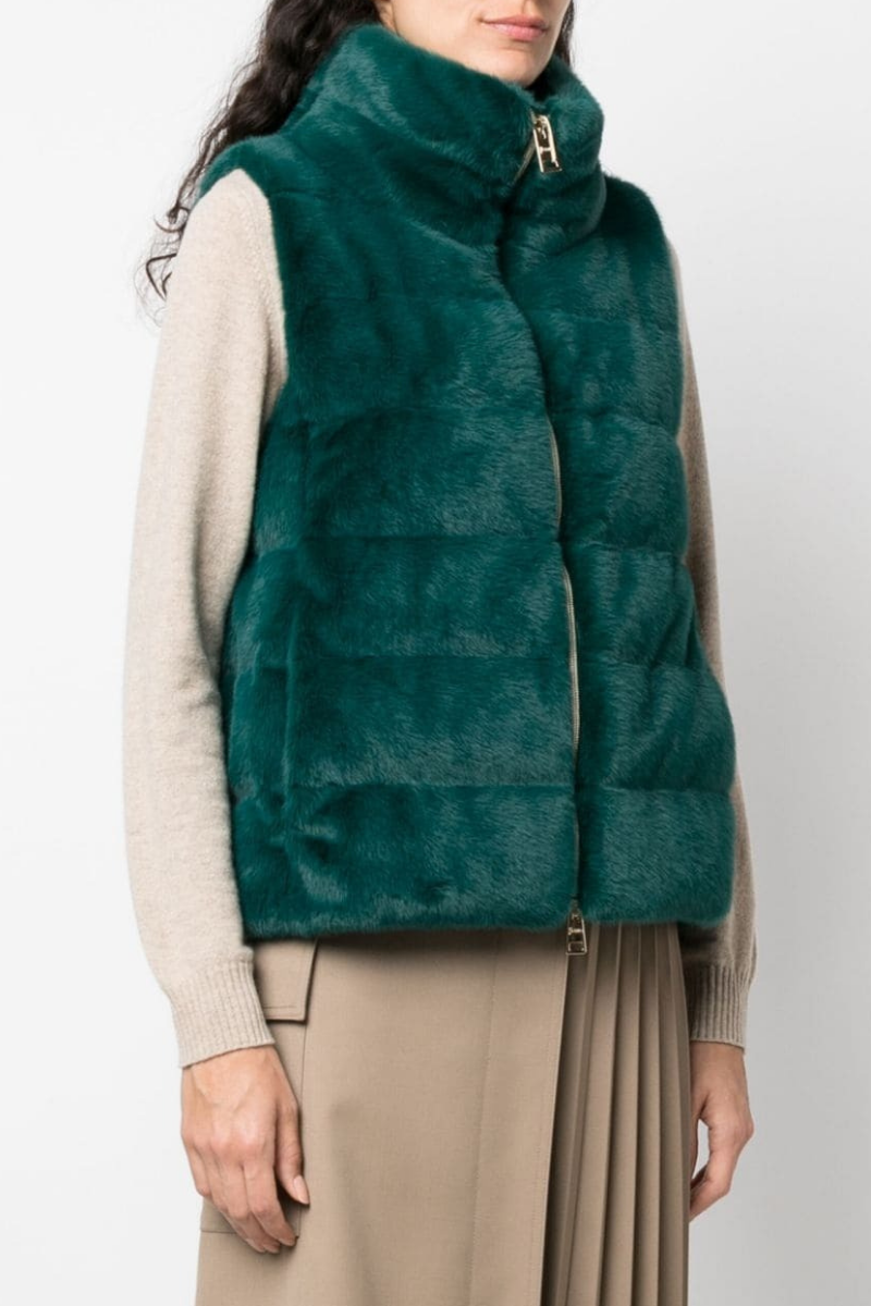 Herno  Woman's High-neck Padded Vest