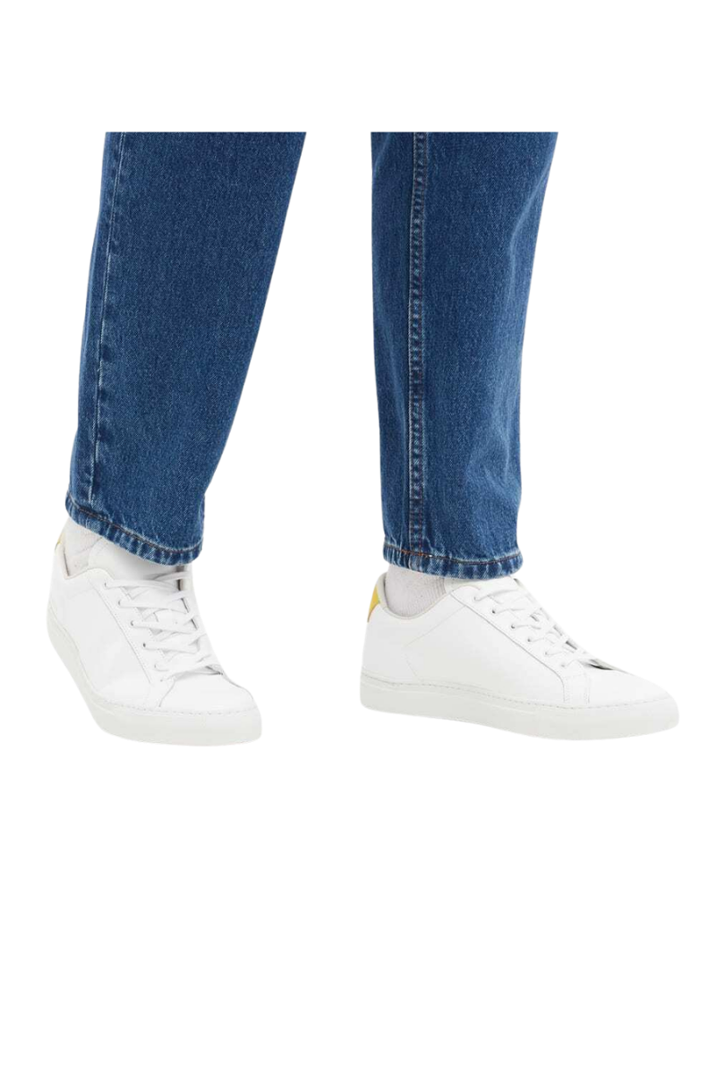 Common Projects Retro Low Womens 6093-White/Yellow