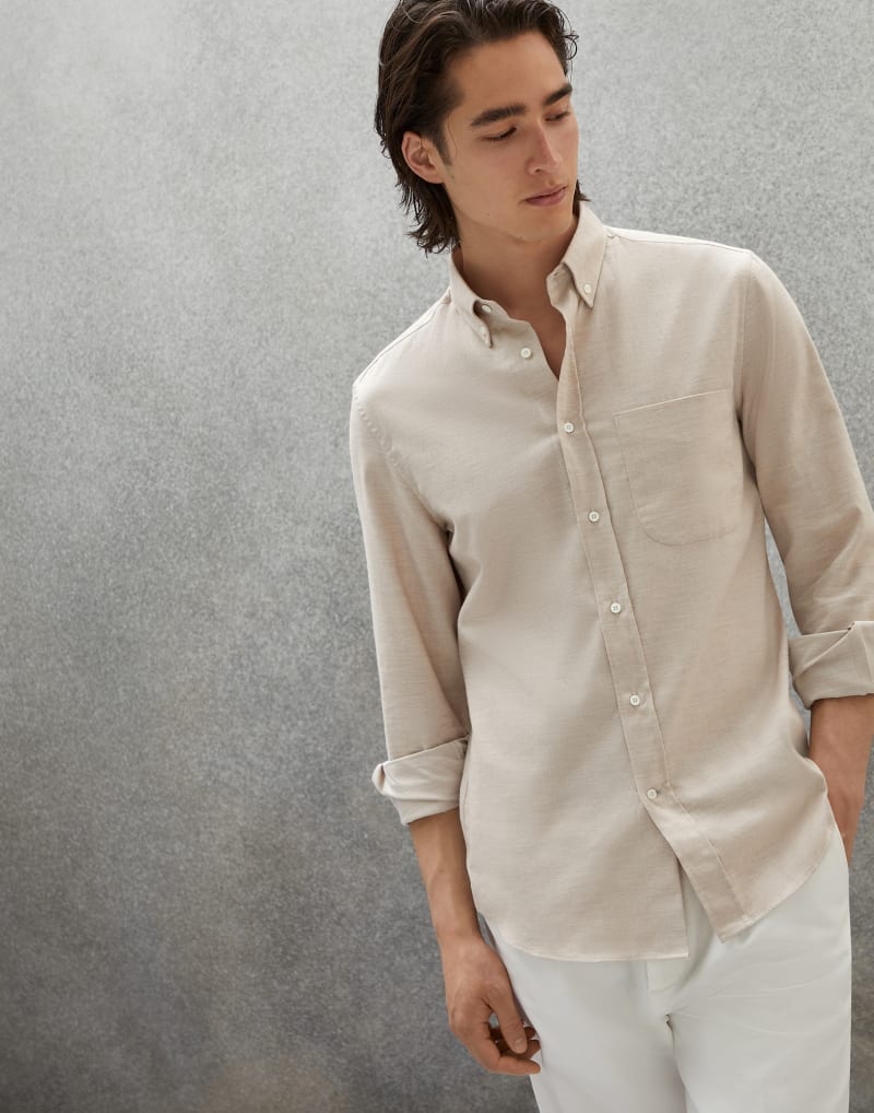 BRUNELLO CUCINELLI MEN'S SHIRT MA7520606_C023 NWT