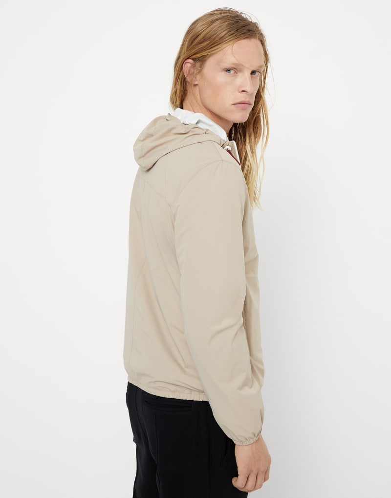 BRUNELLO CUCINELLI MEN'S LIGHT BEIGE CASUAL JACKET