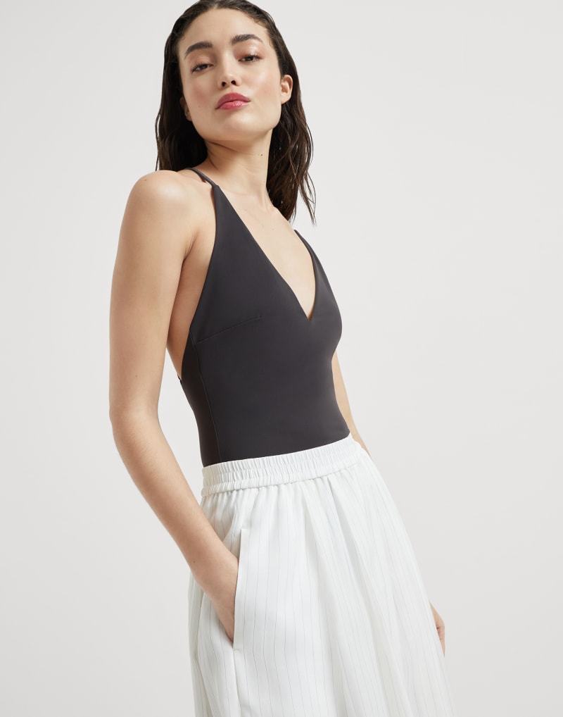 BRUNELLO CUCINELLI WOMEN'S WHITE MIDI SKIRT