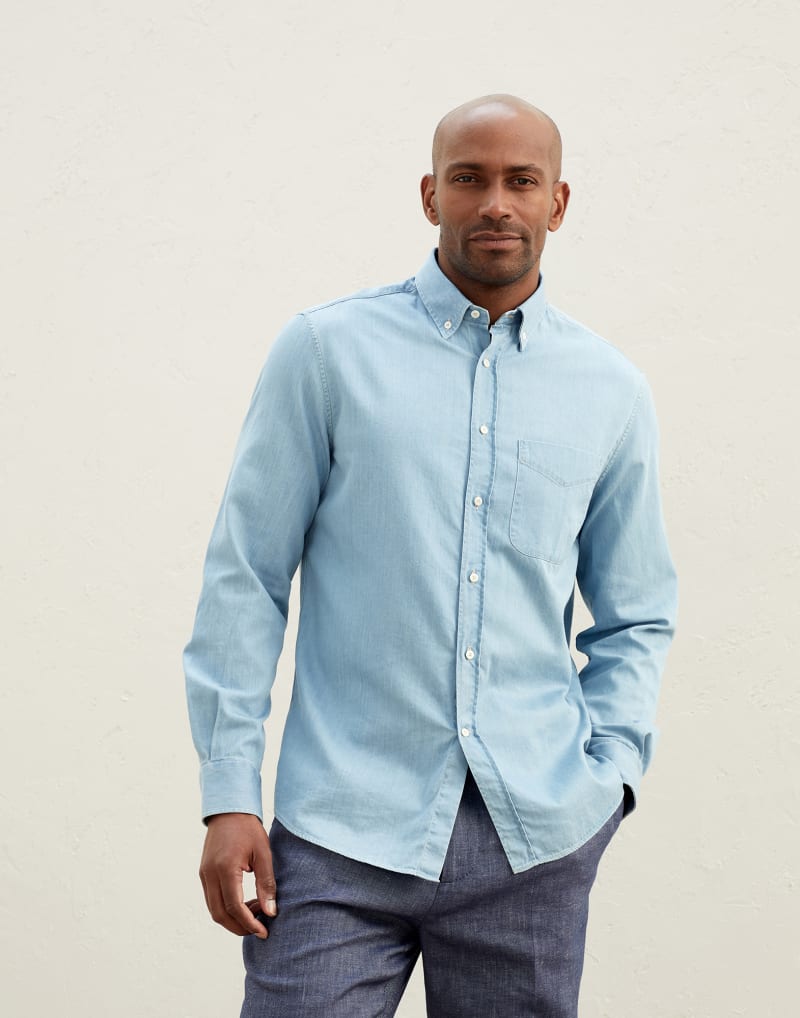 BRUNELLO CUCINELLI MEN'S SHIRT MR6830606_C008 NWT