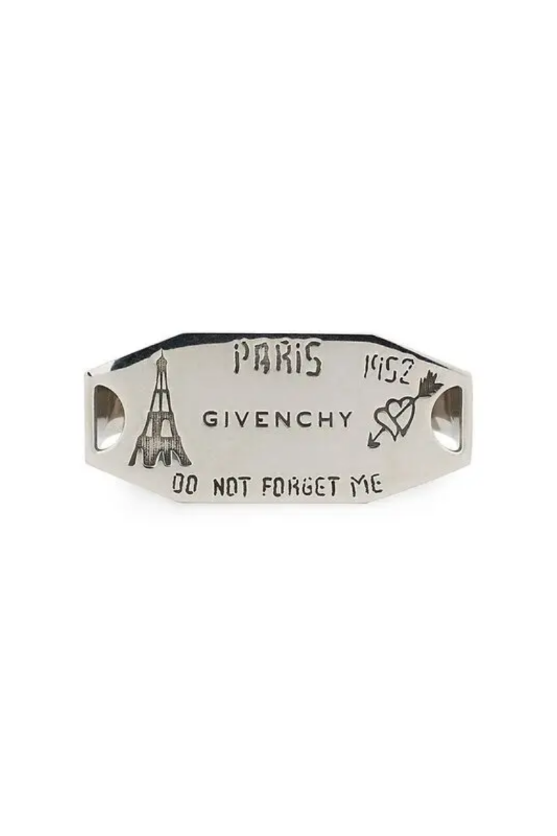 Givenchy City Paris Silvery Double Finger Ring_Silvery