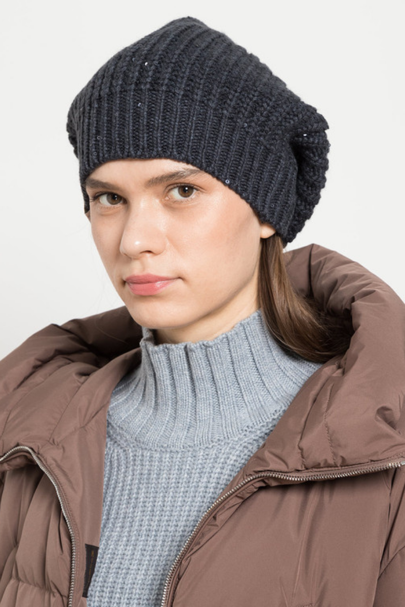 Brunello Cucinelli Embellished Cashmere Beanie M32373999