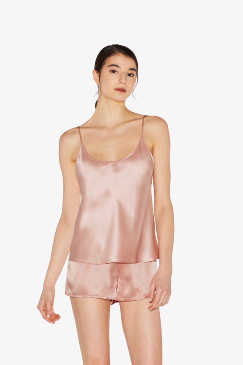 La Perla Powder Pink Silk Sleep Shorts