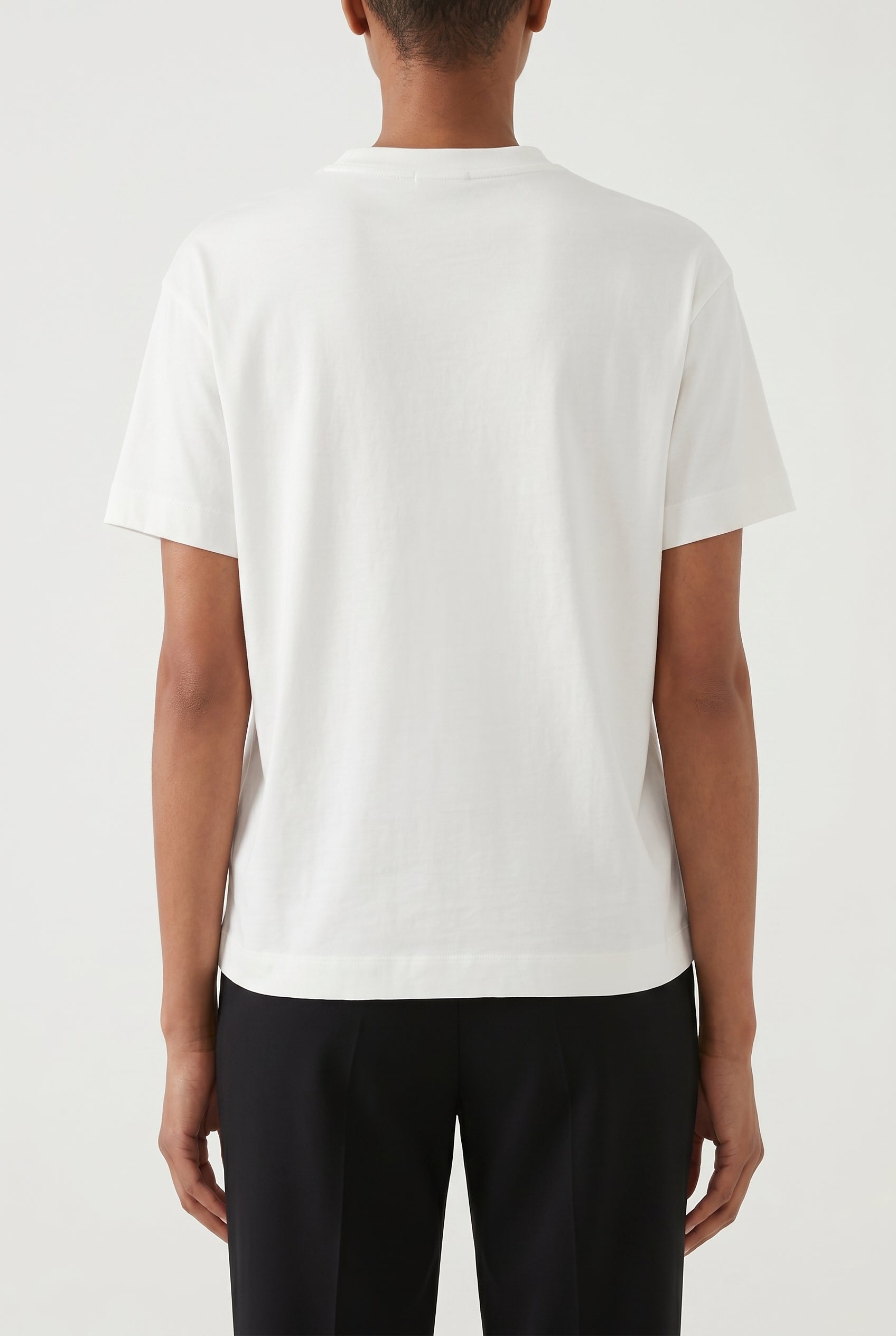 BRUNELLO CUCINELLI WOMEN'S WHITE RELAXED COTTON SHIRT