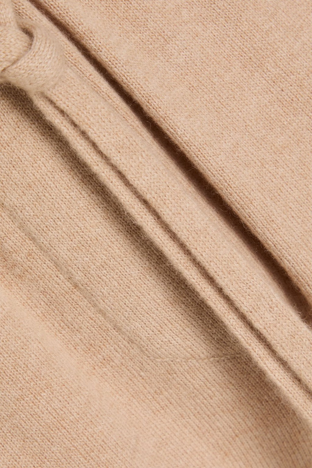 BRUNELLO CUCINELLI WOMEN'S LIGHT BROWN WOOL JOGGER TROUSERS