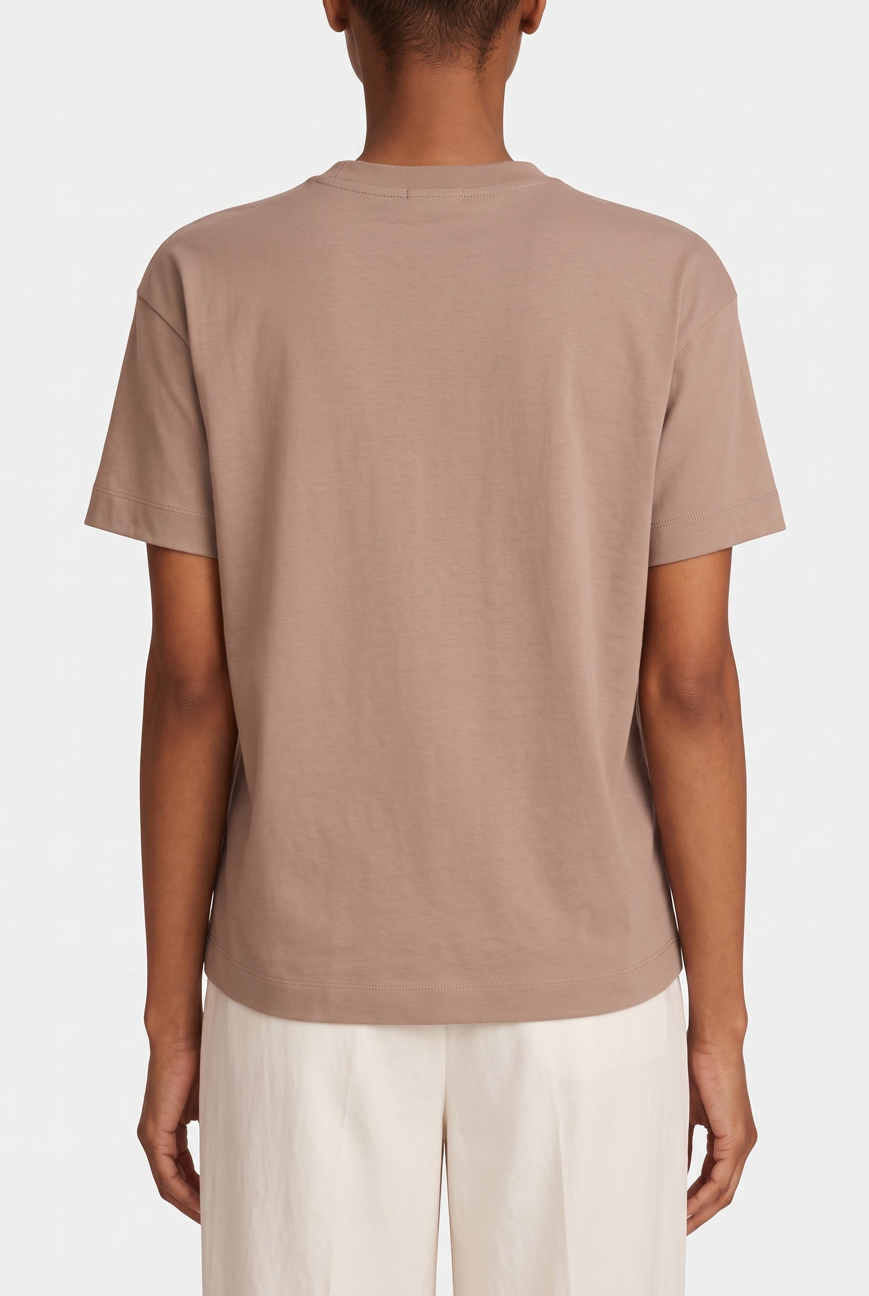BRUNELLO CUCINELLI WOMEN'S COYOTE COTTON RELAXED SHIRT