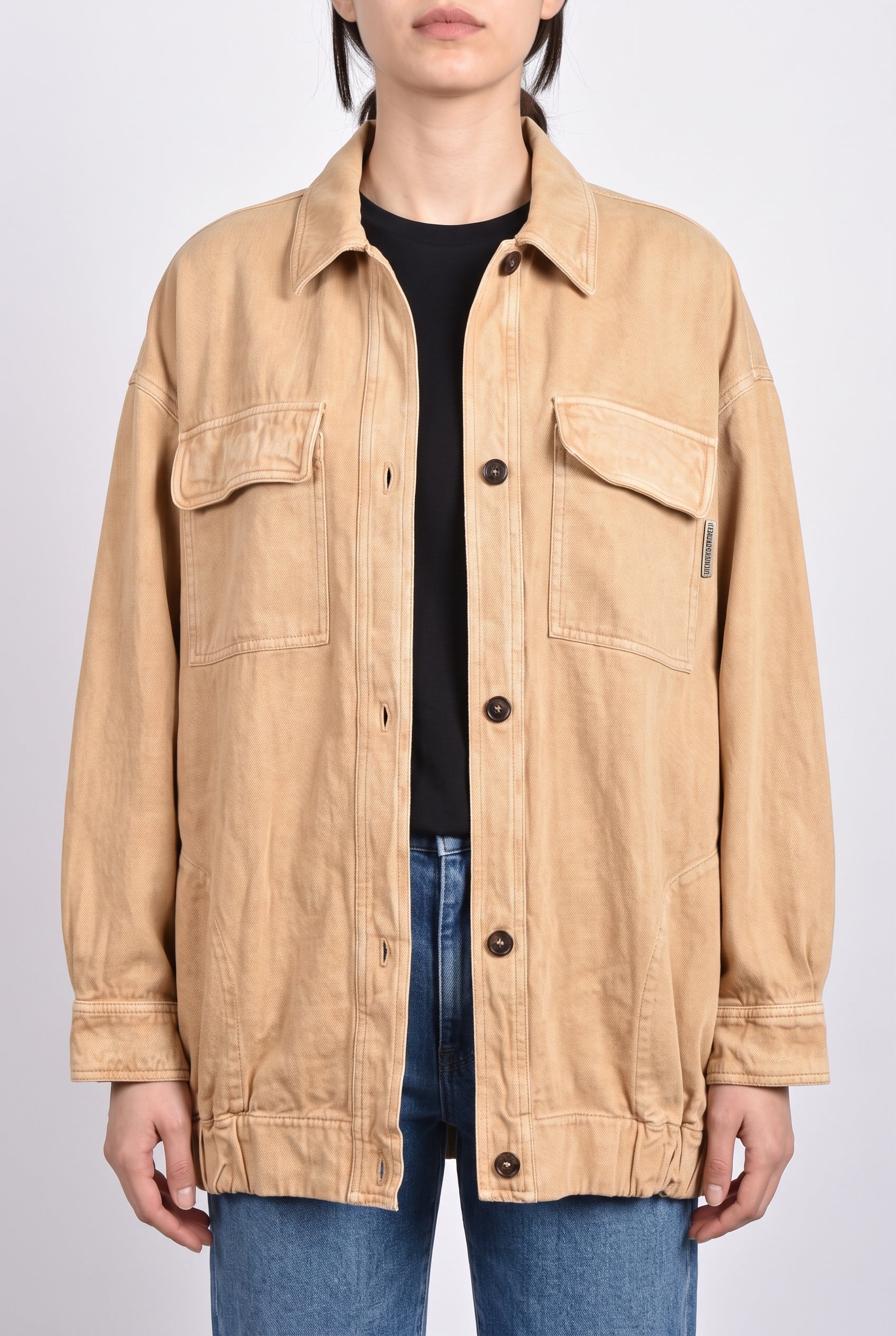 BRUNELLO CUCINELLI WOMEN'S BEIGE LINEN COTTON JACKET