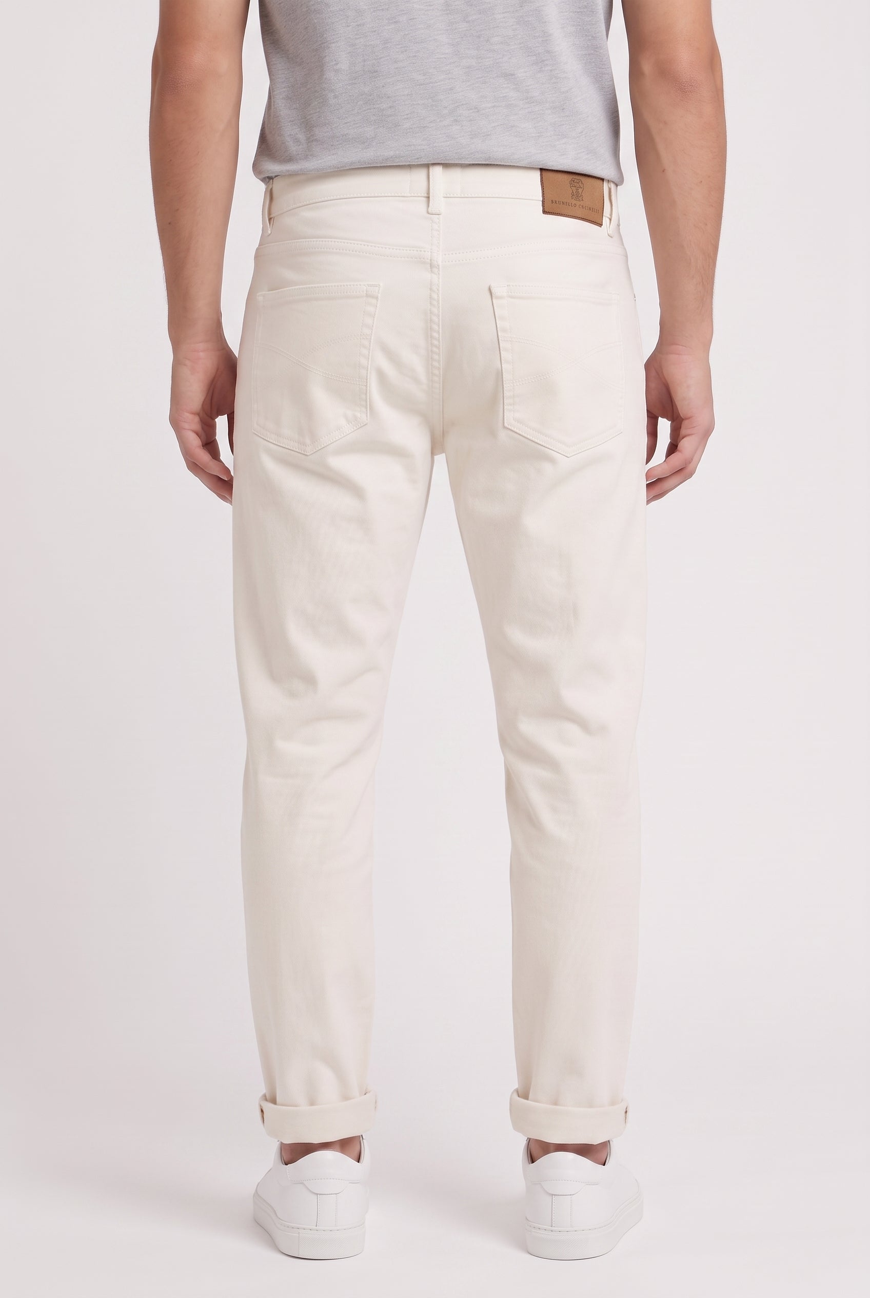 BRUNELLO CUCINELLI MEN'S LEISURE FIT 5 POCKET DENIM JEAN PANTS NWT