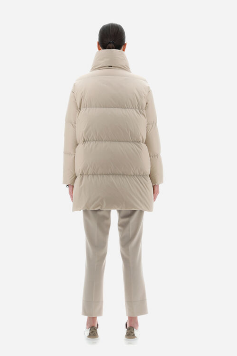 Herno Women's Piumino Medio Nylon Chamonix HDM Chantilly