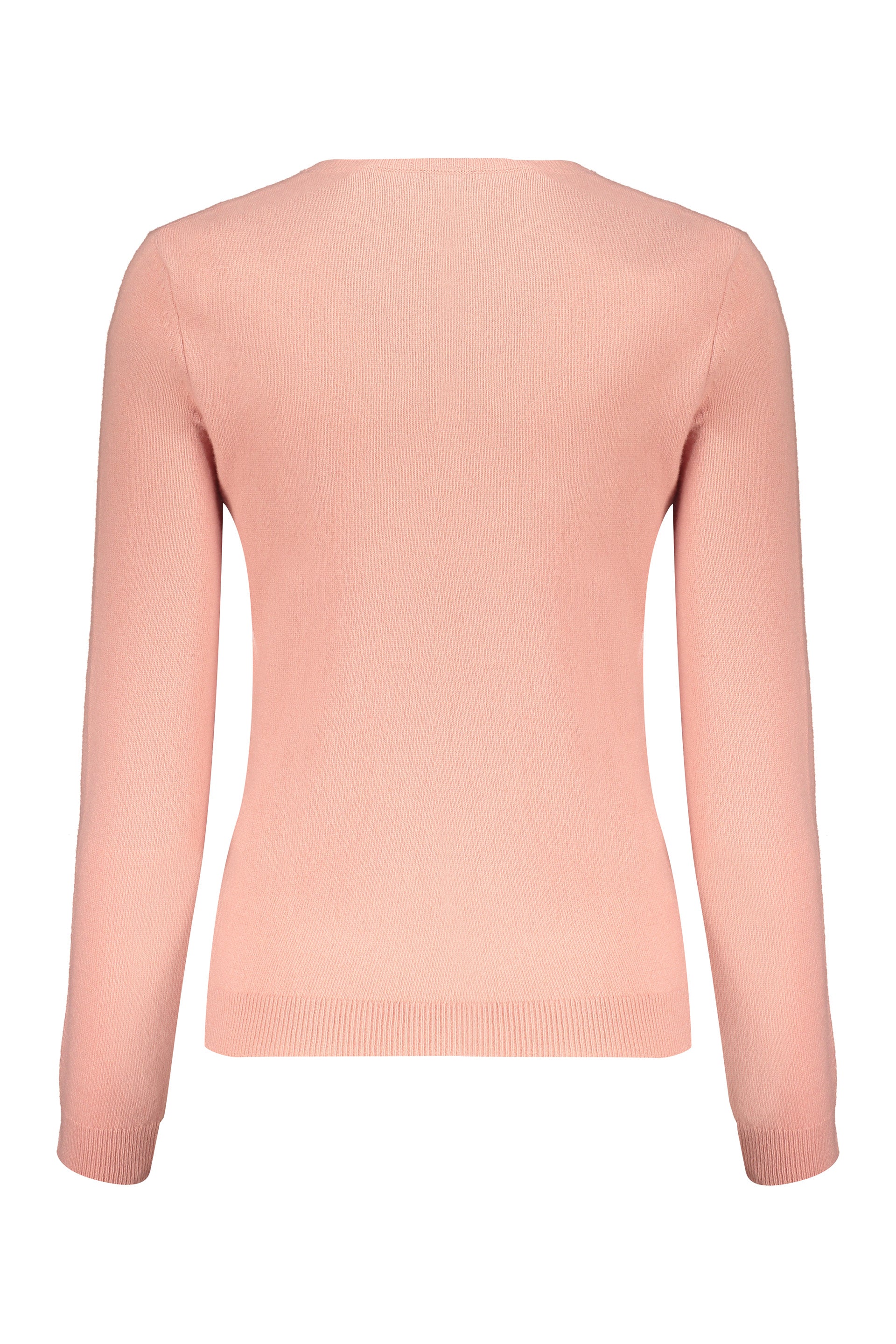 VALENTINO WOMEN'S PINK WOOL CREWNECK SWEATER