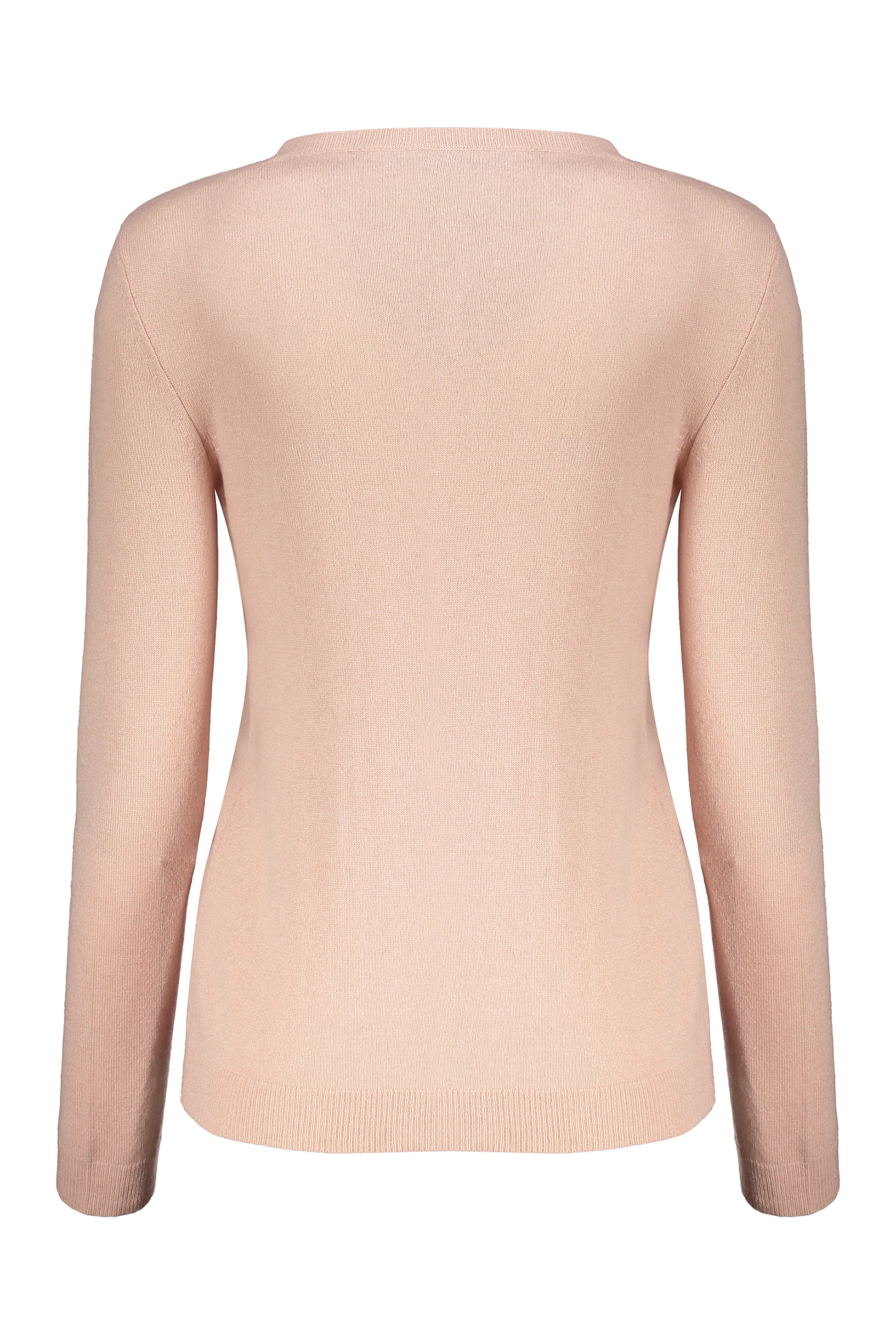 VALENTINO WOMEN'S ROSE WOOL BLEND SWEATER
