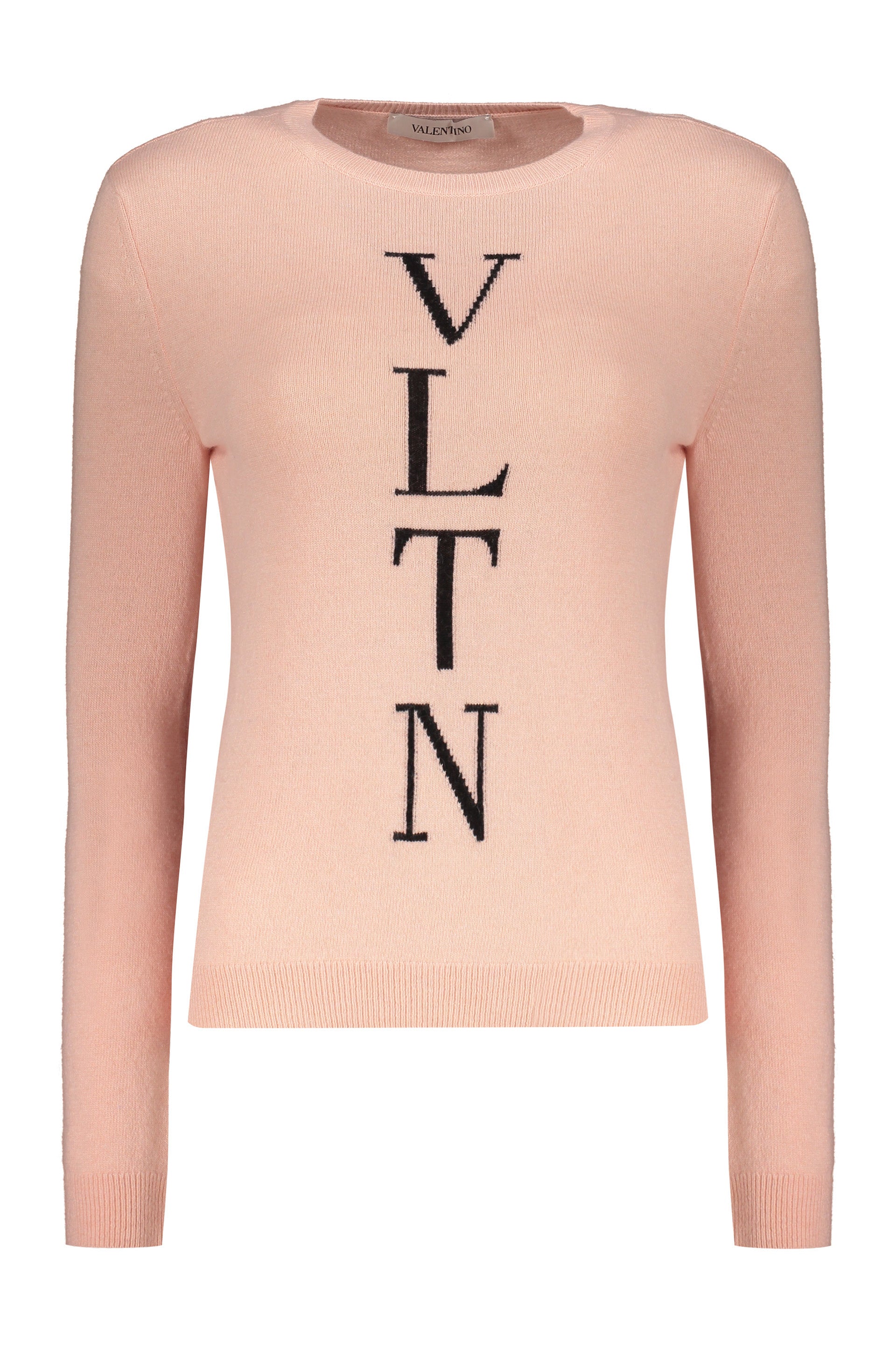VALENTINO WOMEN'S PINK WOOL BLEND SWEATER