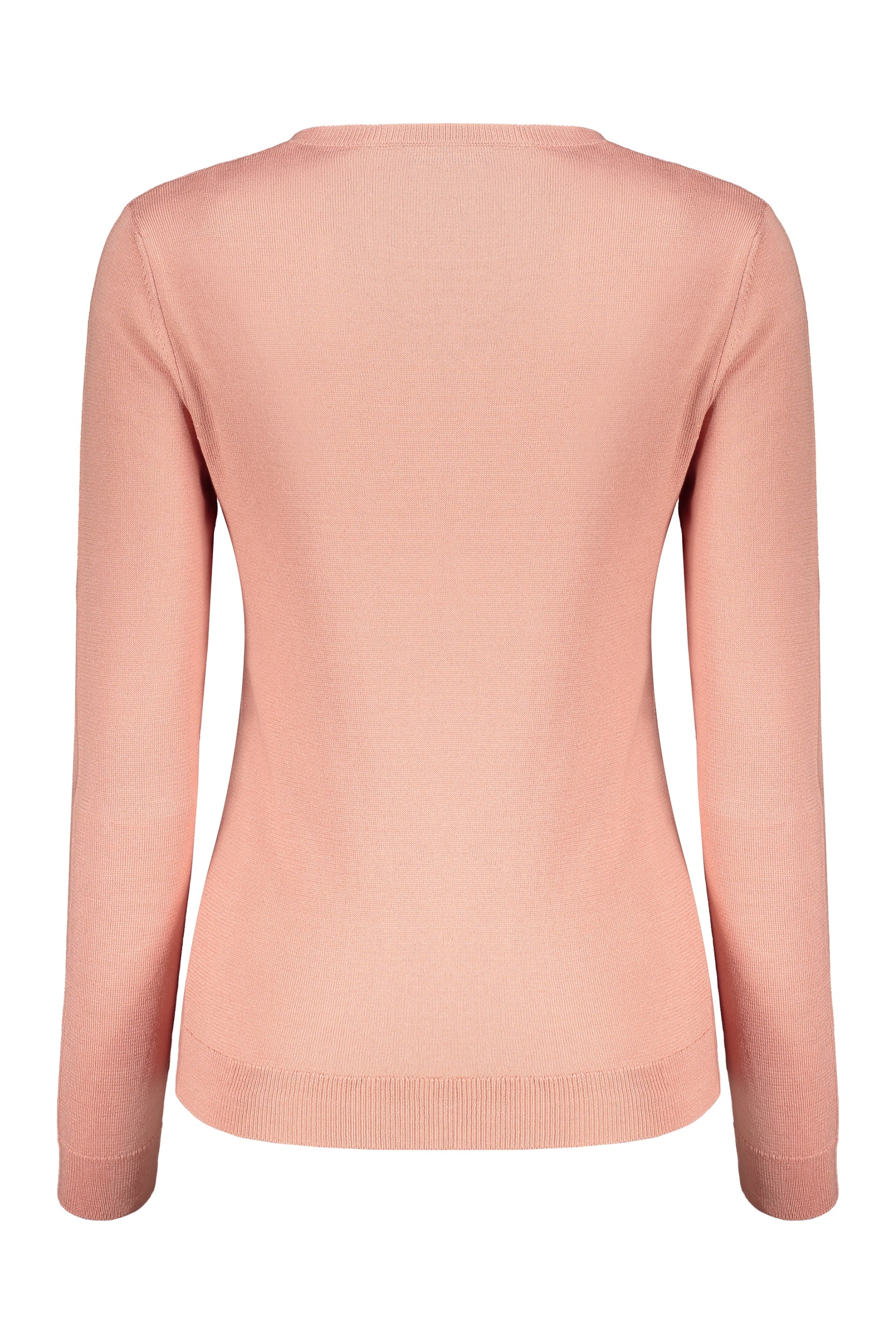 VALENTINO WOMEN'S PINK COTTON CREWNECK SWEATER