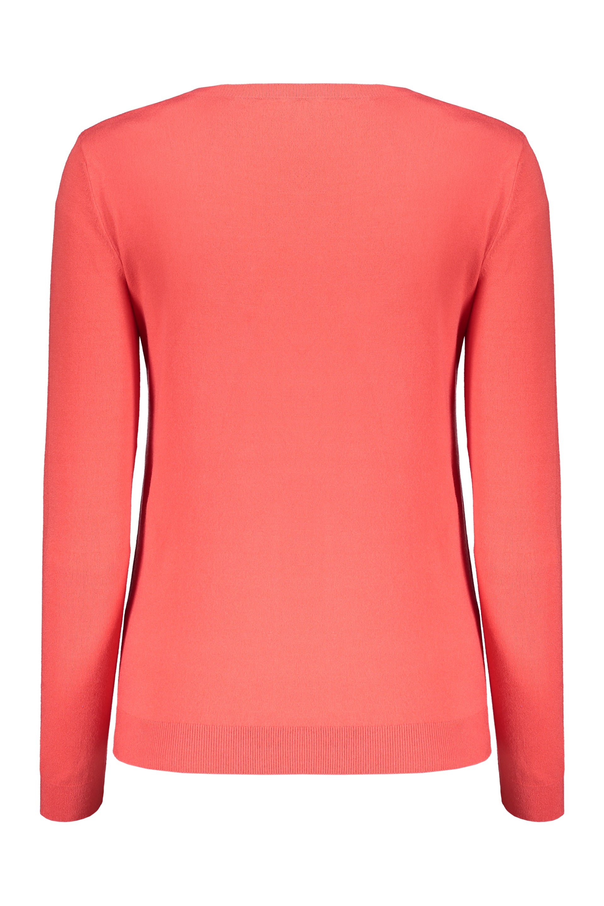 VALENTINO WOMEN'S CORAL VISCOSE BLEND SWEATER