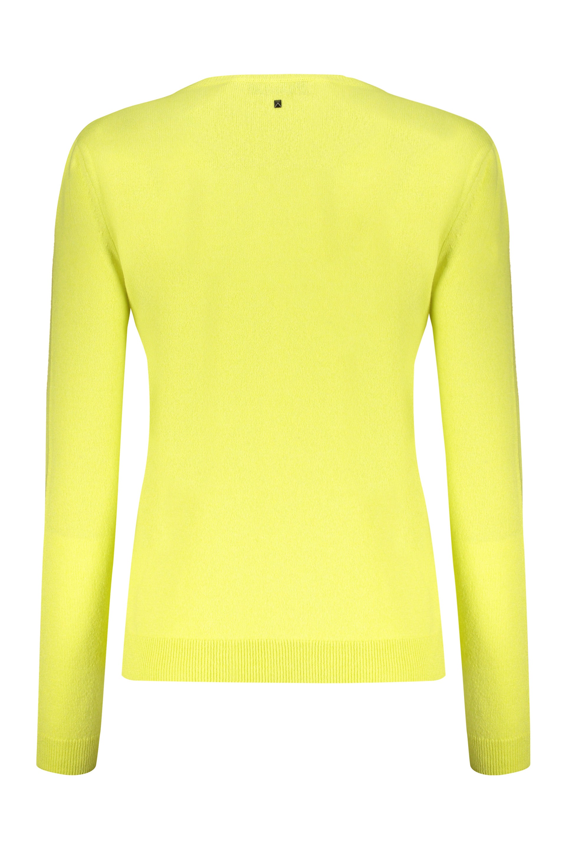 VALENTINO WOMEN'S YELLOW WOOL CREWNECK SWEATER