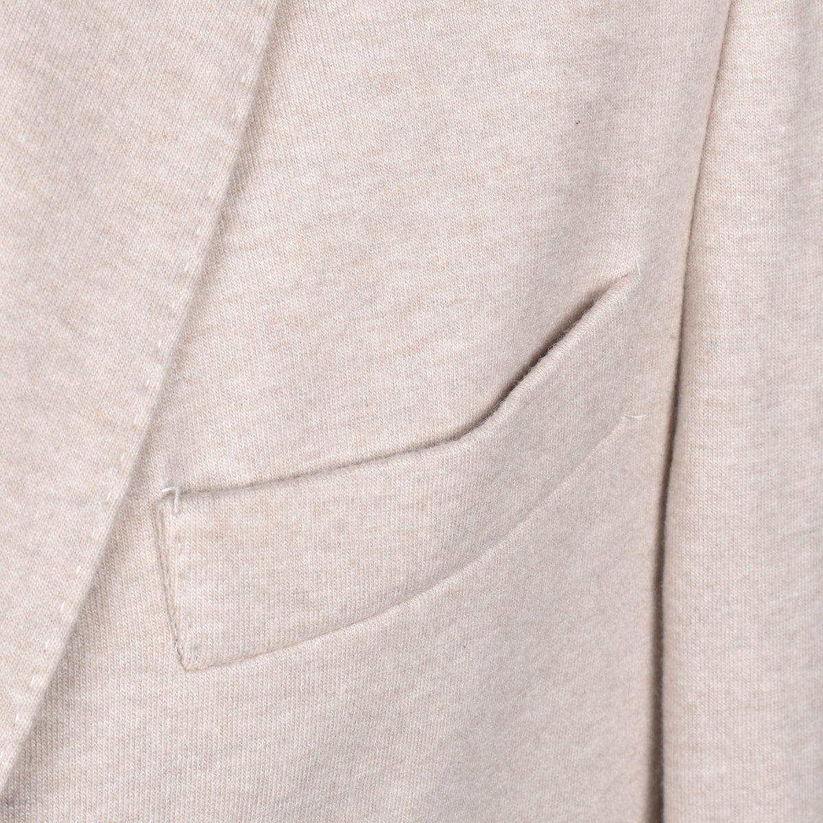 BRUNELLO CUCINELLI MEN'S SAND CASHMERE DECONSTRUCTED BLAZER