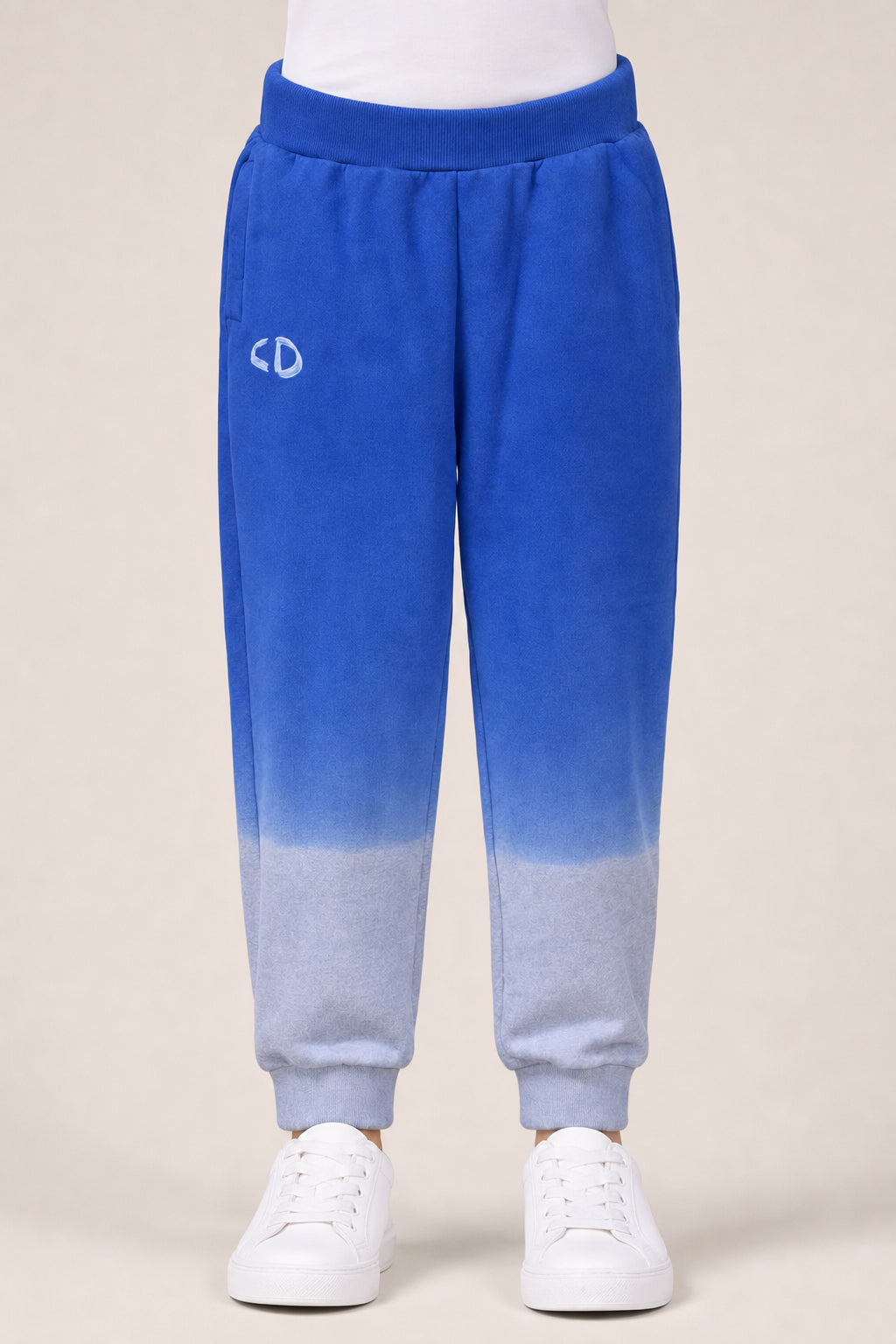DIOR KIDS'S BLUE TWO TONE SWEATPANTS