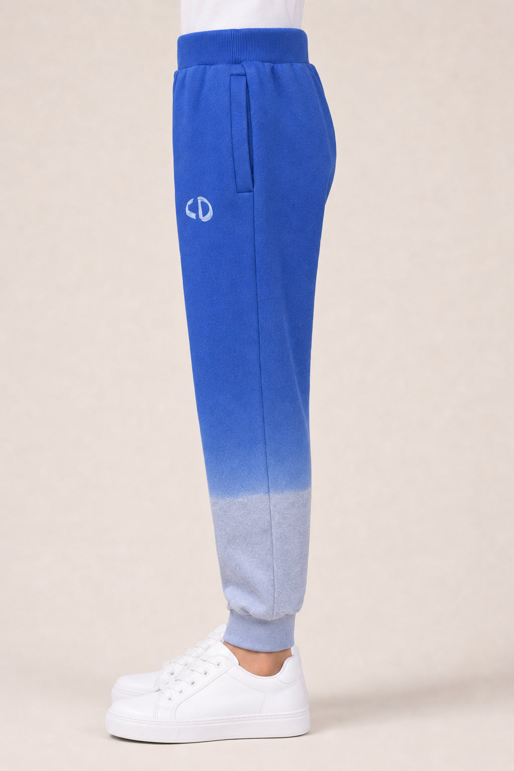 DIOR KIDS'S BLUE TWO TONE SWEATPANTS