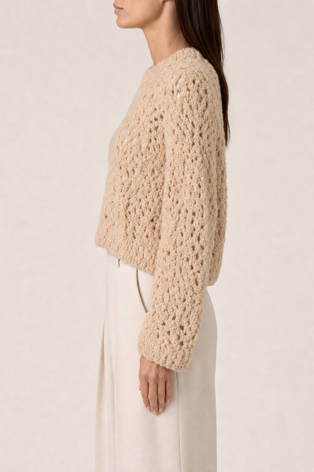 BRUNELLO CUCINELLI WOMEN'S YELLOW WOOL KNIT SWEATER