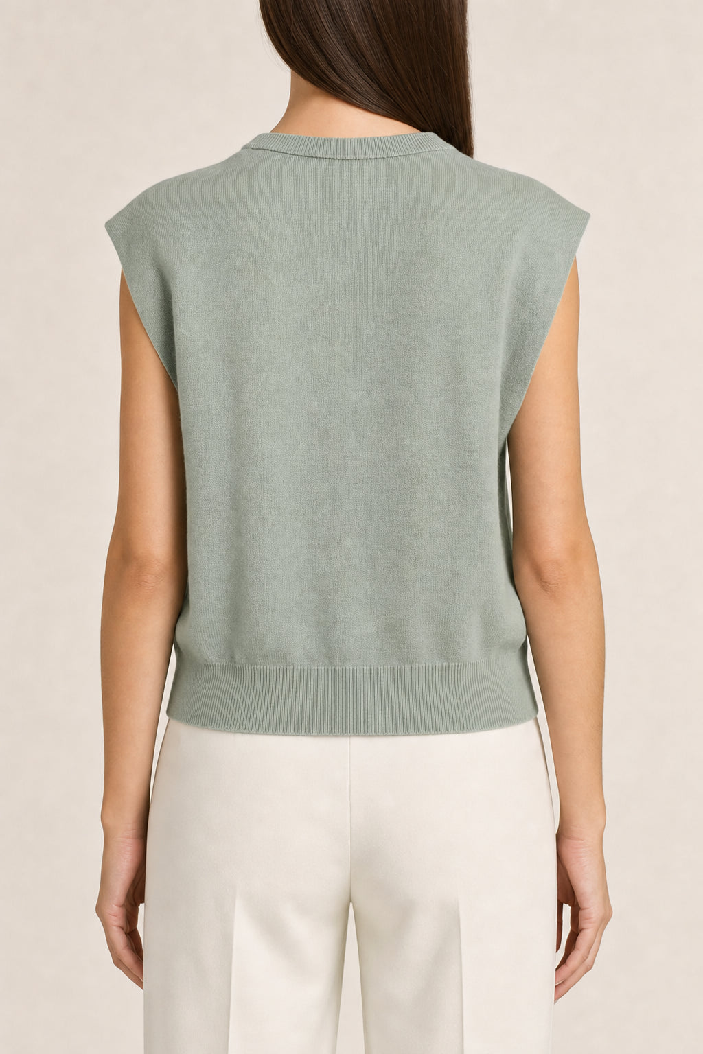BRUNELLO CUCINELLI WOMEN'S LIGHT GREEN CASHMERE SWEATER