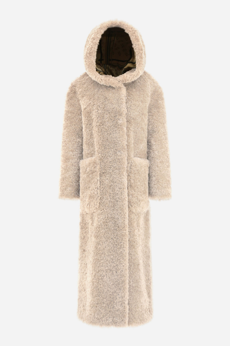 Herno Women's Chantilly Curly Faux Fur Coat