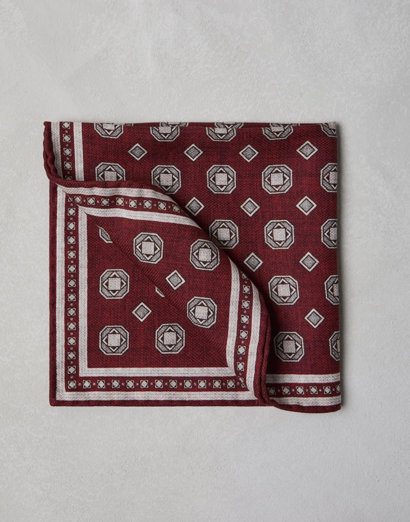 BRUNELLO CUCINELLI MEN'S POCKETSQUARE
