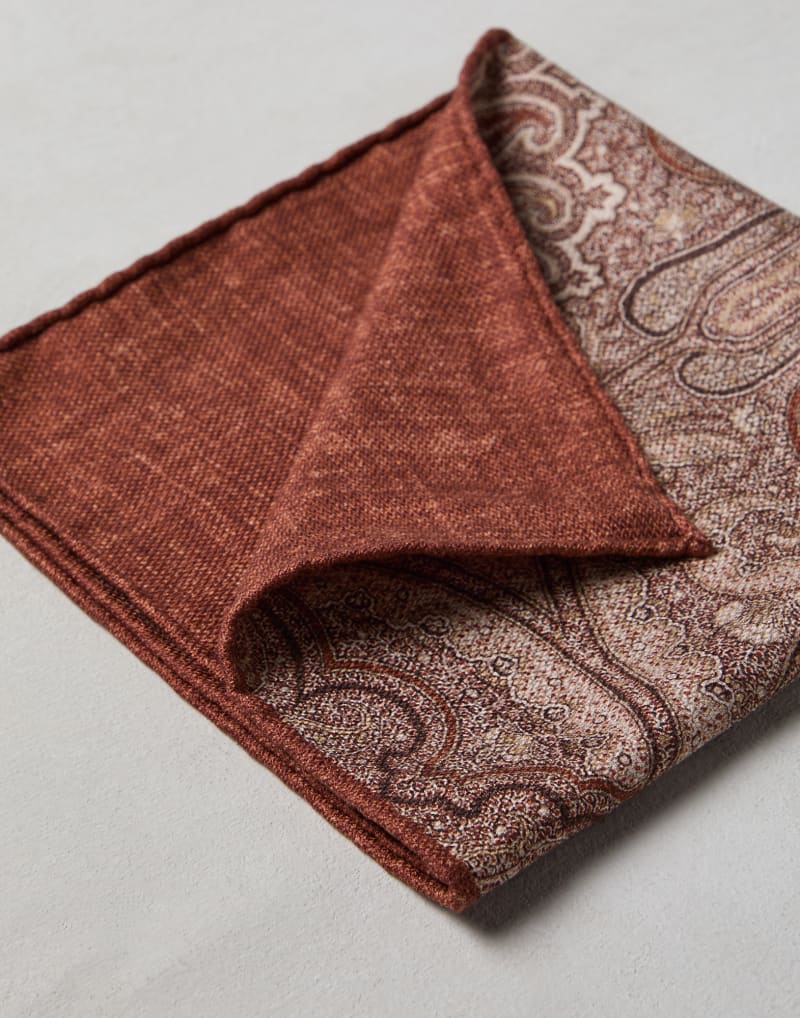 BRUNELLO CUCINELLI MEN'S POCKETSQUARE