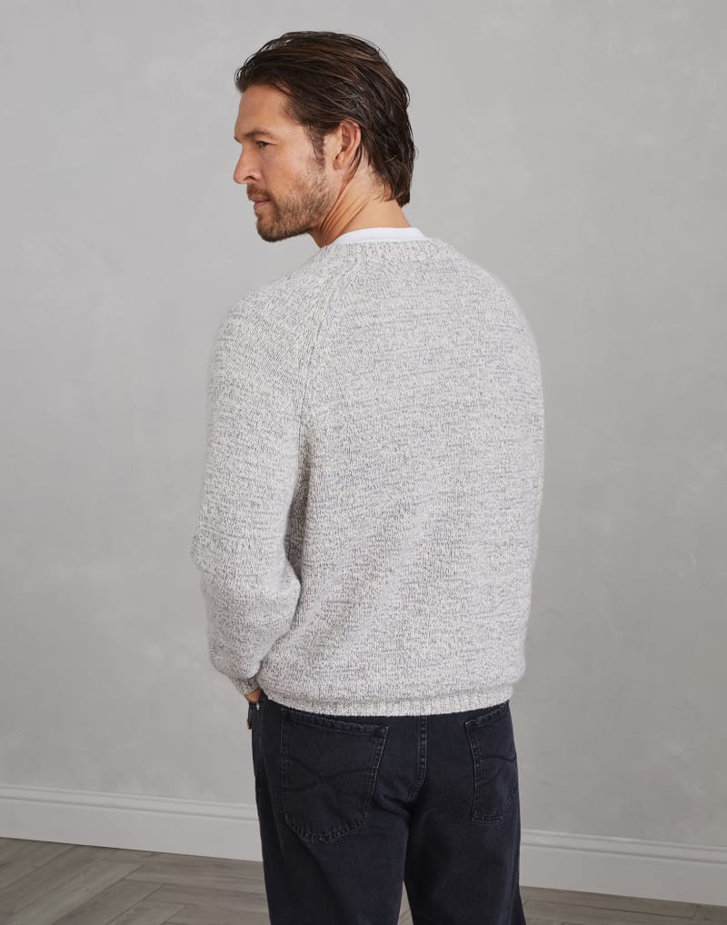 BRUNELLO CUCINELLI MEN'S IRIS WOOL CREW NECK SWEATER
