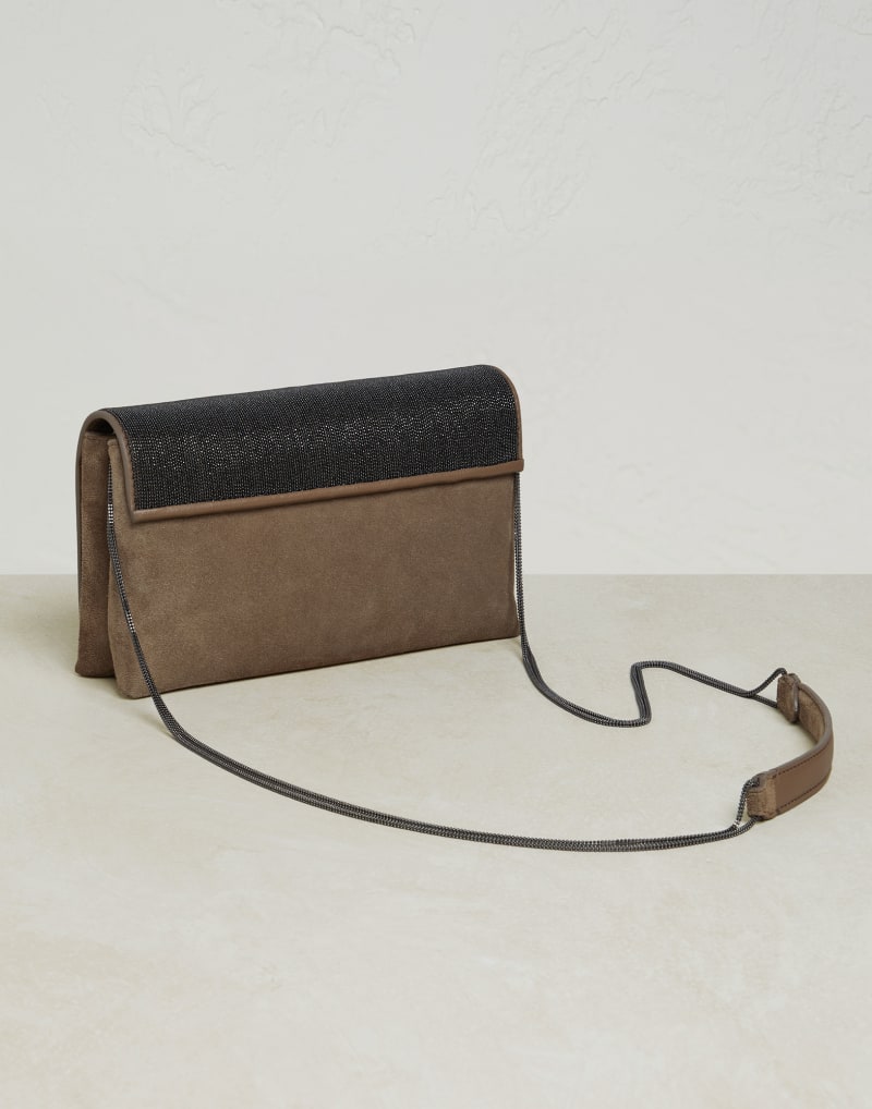 BRUNELLO CUCINELLI WOMEN'S NEW ICE LEATHER SHOULDER BAG