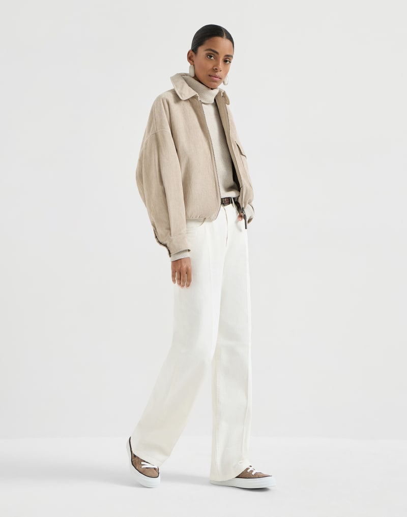 BRUNELLO CUCINELLI WOMEN'S OYSTER WOOL TURTLENECK SWEATER