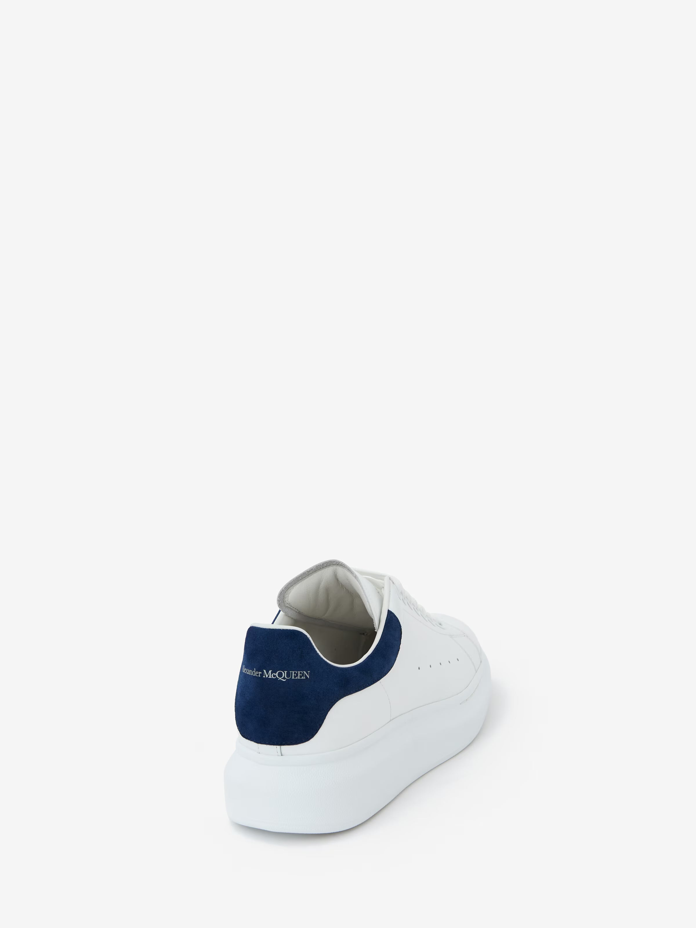 Alexander Mcqueen Oversized Sneaker Mens in White/Paris Blue