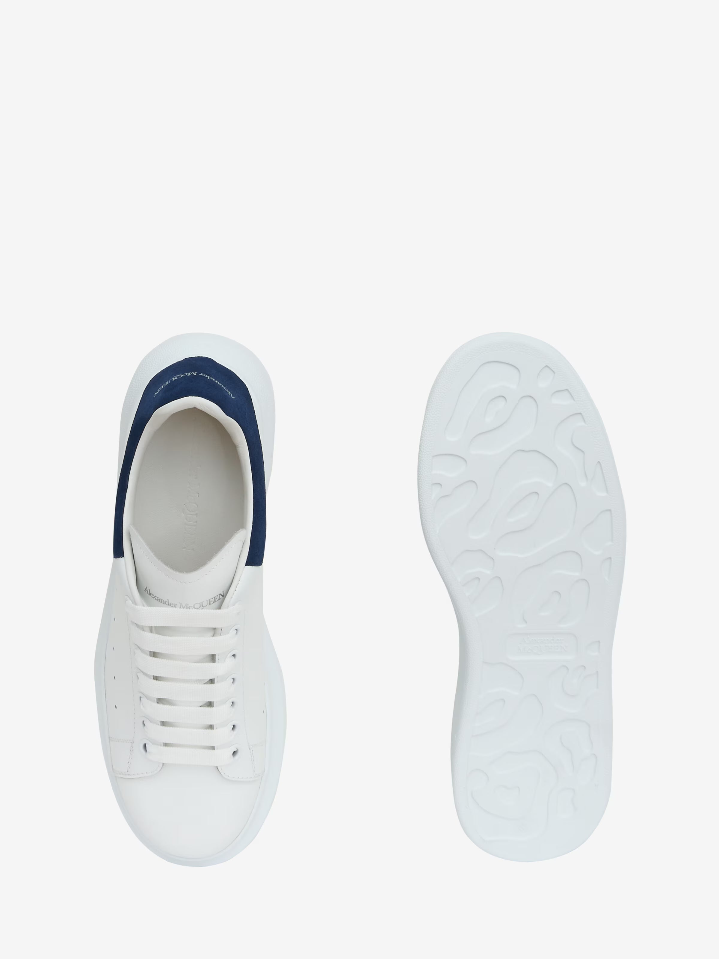 Alexander Mcqueen Oversized Sneaker Mens in White/Paris Blue