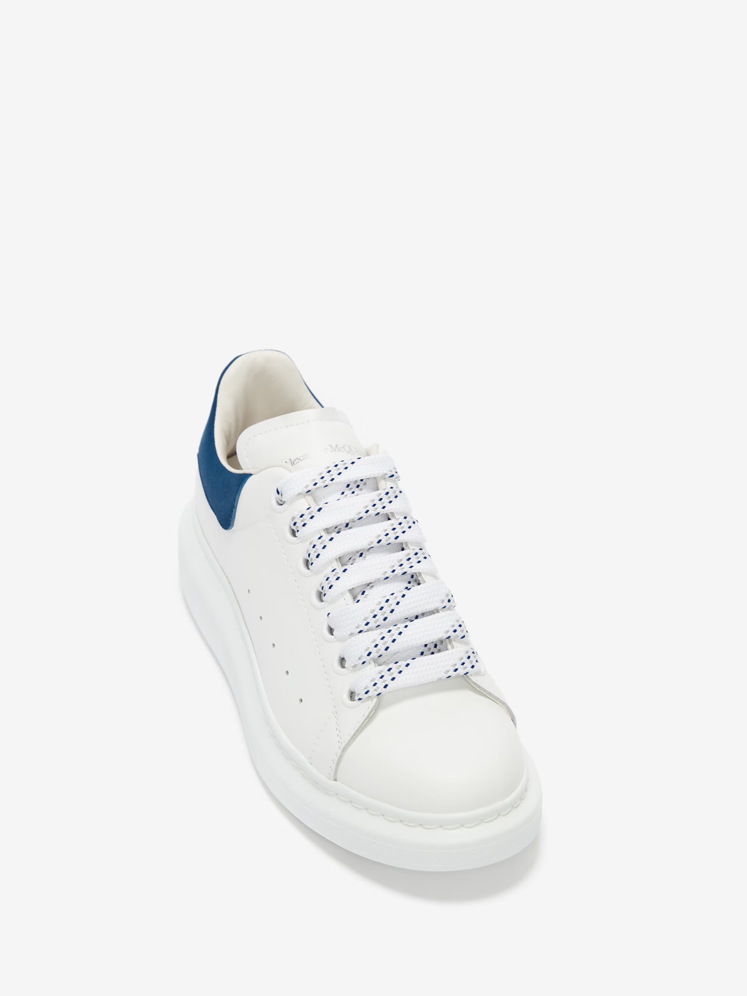 Alexander Mcqueen Oversized Sneaker Mens in White/Paris Blue