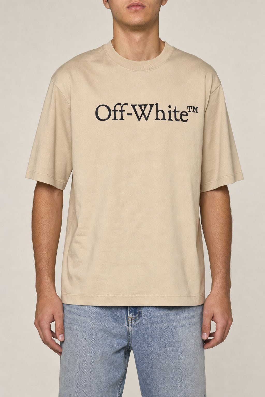 OFF-WHITE MEN'S BIG BOOKISH SKATE S/S TEE