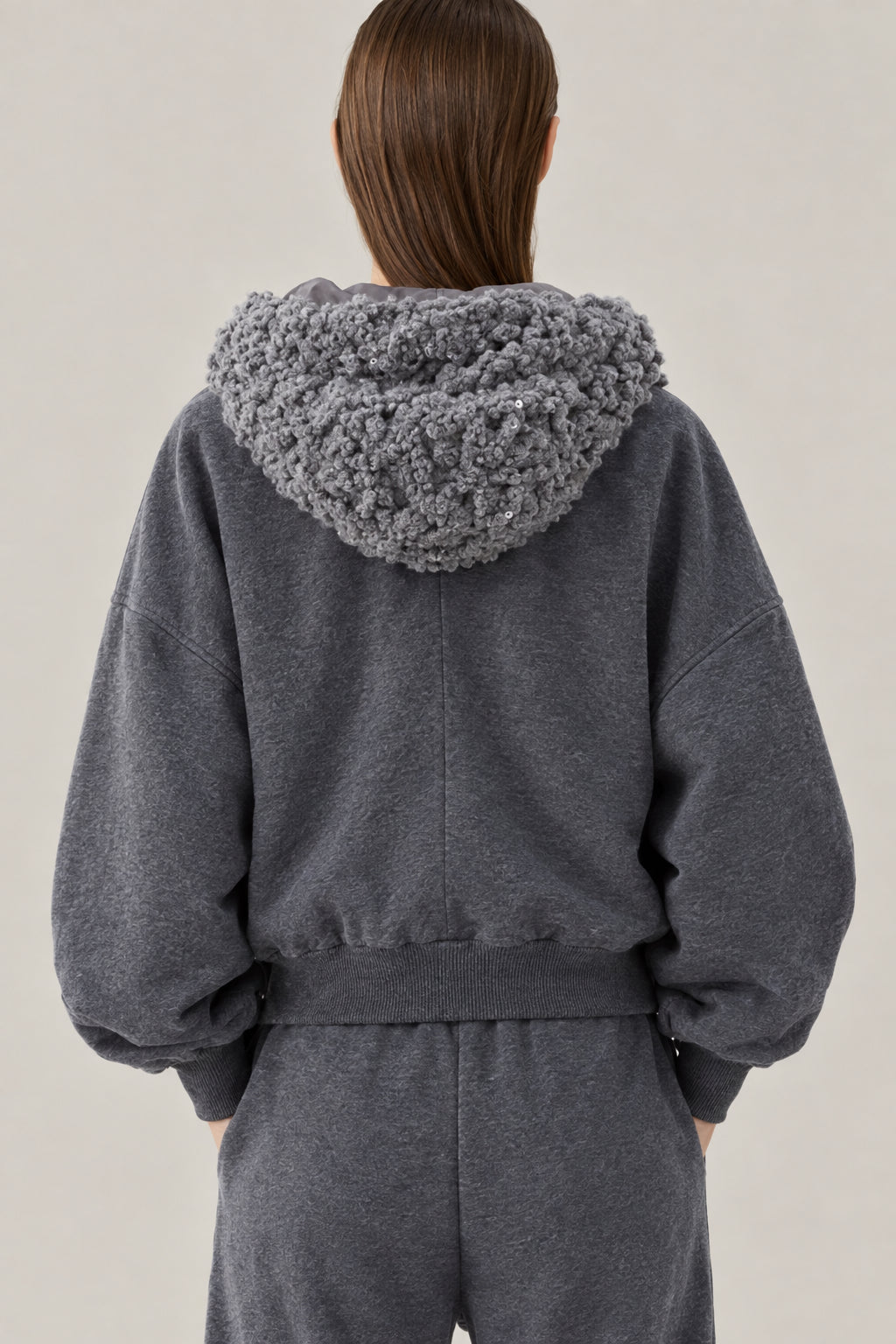 BRUNELLO CUCINELLI WOMEN'S DARK GREY COTTON GYMTOP