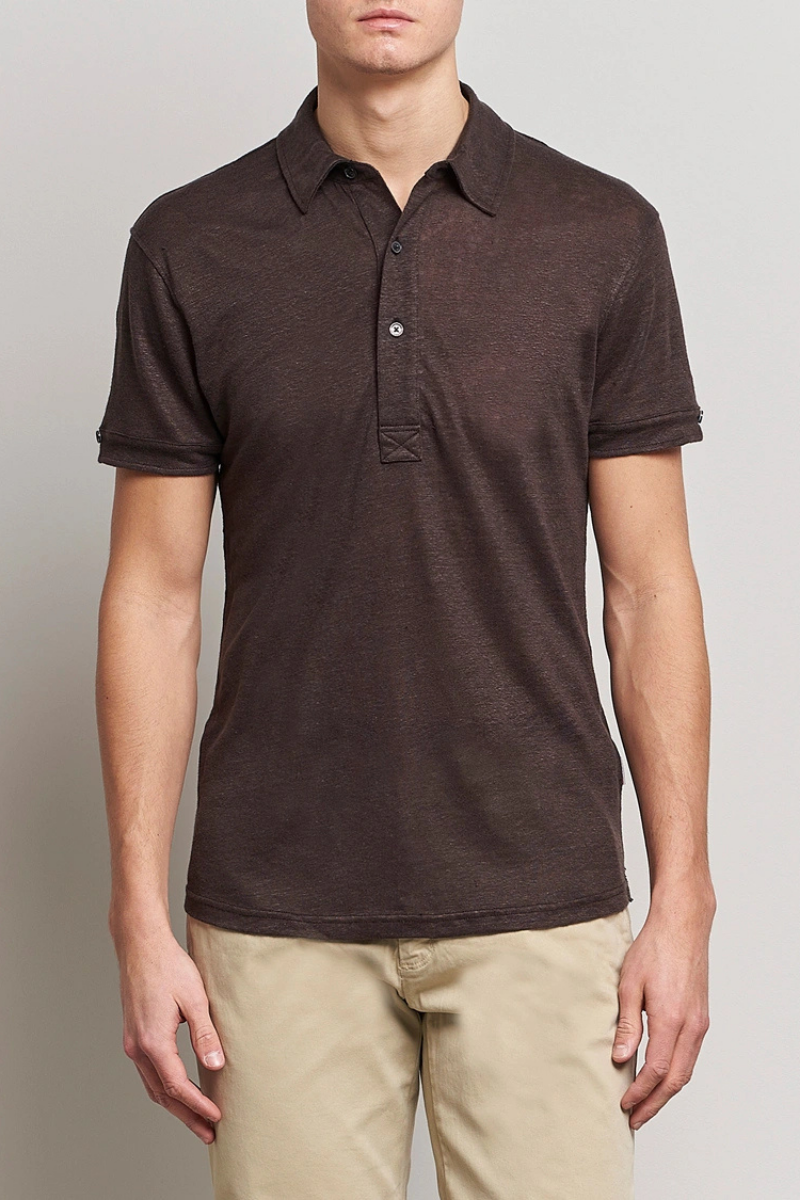 Orlebar Brown SEBASTIAN LINEN-277277-TRUFFLE