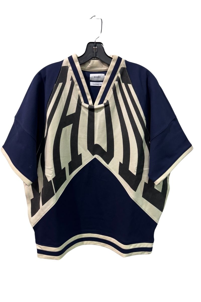 Rhude navy baseball top