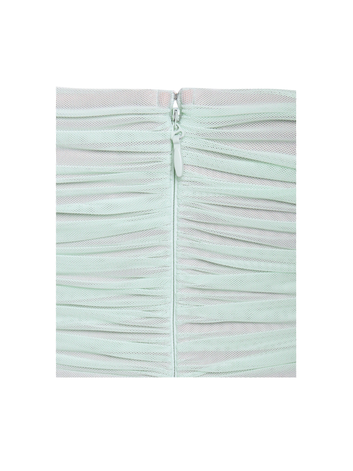 Quenby Mint Off Shoulder Mesh Maxi Dress (Archive Sale)