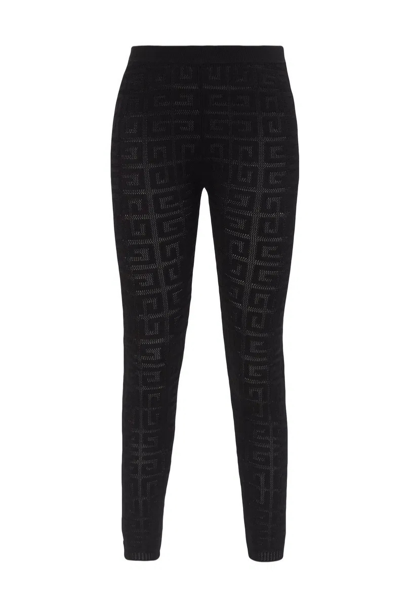 Givenchy Stretch Lace Monogram Legging_Black