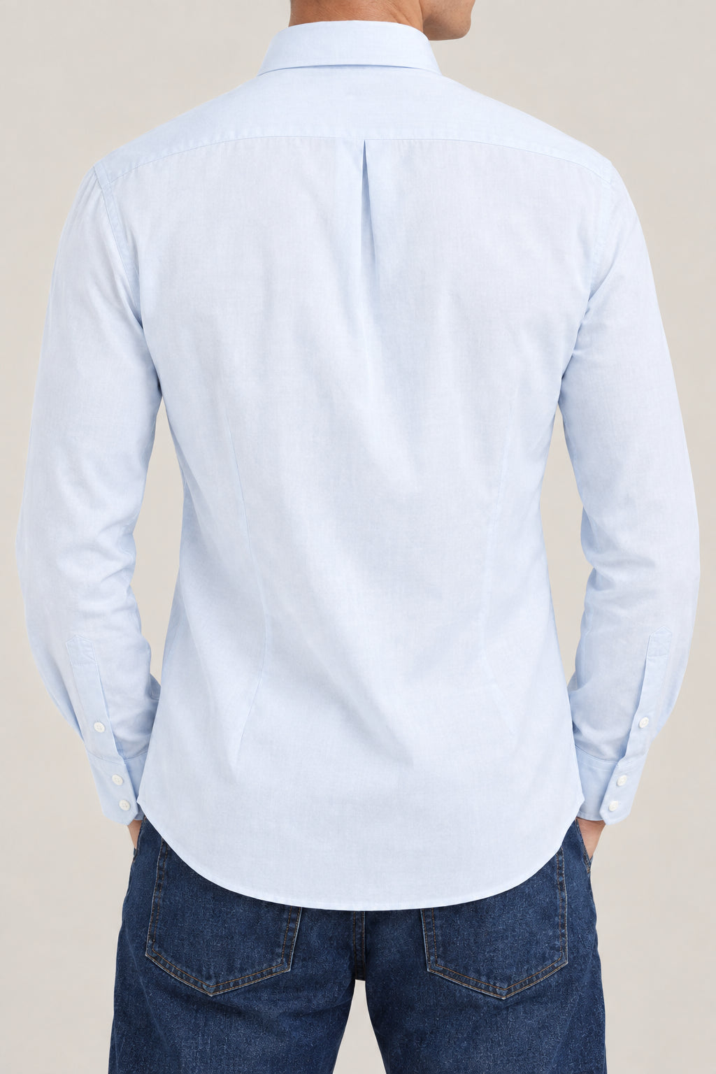 BRUNELLO CUCINELLI MEN'S CLOUD BUTTON DOWN COTTON SHIRT